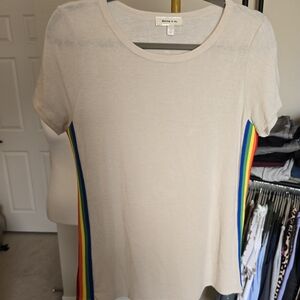 Hailey & Co Medium Pride Rainbow Short Sleeve Tee